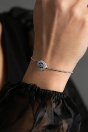 Heliophilia Silver Pulsera de metal CBL9484 Plata